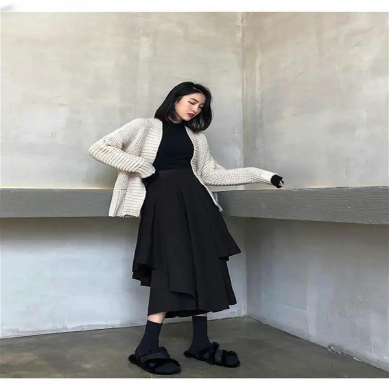Spódnica damska Culottes wiosna lato styl modna spódnica styl uliczny nieregularne szerokie nogawki Culottes