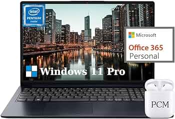 Amazon.com: Lenovo 15 Inch Laptop Ideapad 1 Computer PC, FHD 15.6