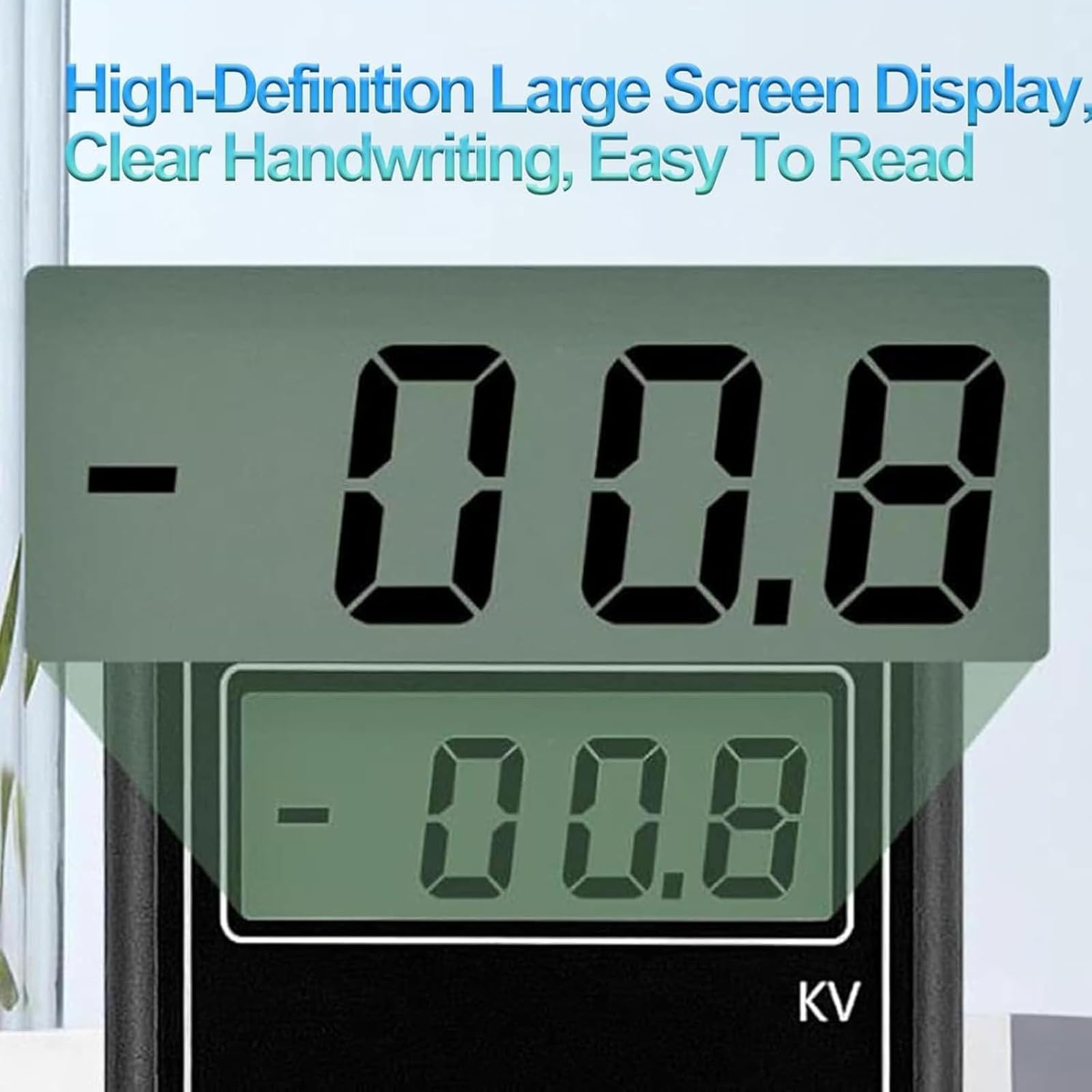 Misuratore di Carica Statica Portatile, Tester Elettrostatico Senza Contatto, Misurazione 0-50 KV, Frequenza di Circa 3 Misurazioni al Secondo, con Display LCD E Indicatore di Batteria Scarica