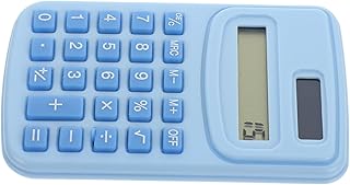 Tofficu Calculadora pequena de desenho animado calculadora de toque confortável calculadora eletrônica vitalidade azul céu computador computador sílica gel calculadora portátil chaveiro