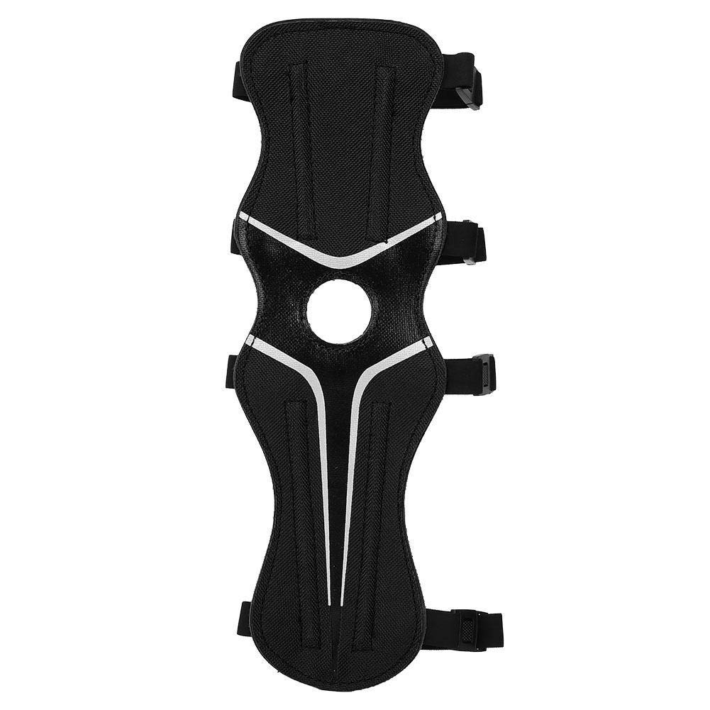 Bracciale Protezione Per Tiro Con Arco - Nylon Regolabile, Per Avambraccio, Nero - Foto 3