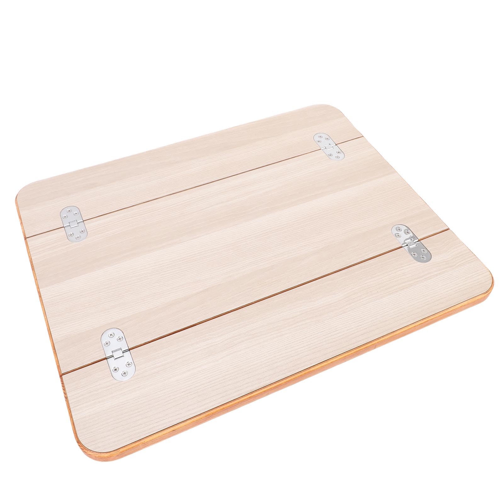 Wohnmobil-Tischplatte, Klappbarer Marine-Tisch aus Massivem Holz mit Beschichteter Oberfläche und Handversiegelter Metallkante, für Yacht-, Schiffs-, (Weiß (595 x 480 mm/23,43 x 18,9 Zoll))