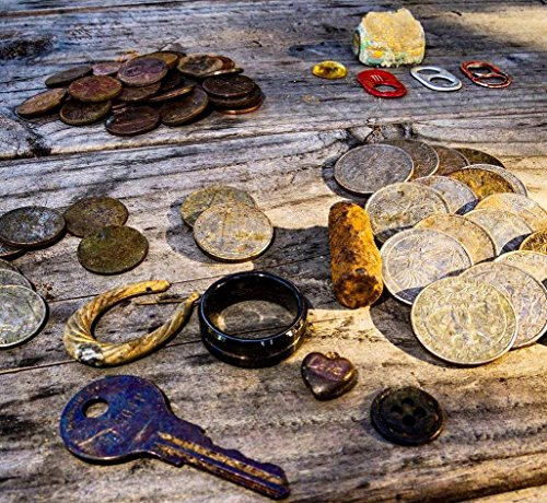 Foto von Bounty Hunter Quick Draw Pro Metalldetektor Metallsuchgerät mit 9-Segment-Zielobjekt-Identifizierung zum Aufspüren von verschiedenen Metallen wie Bronze, Silber oder Gold und mehr