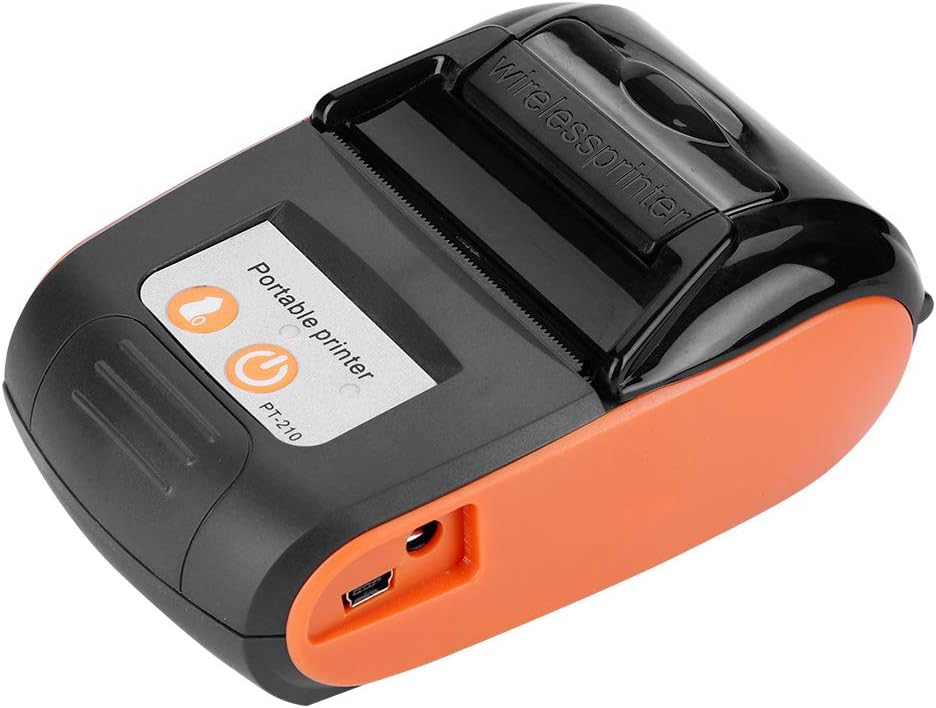 Imprimante De Reçus Thermique Bluetooth Mini Étiqueteuse Portable 100
