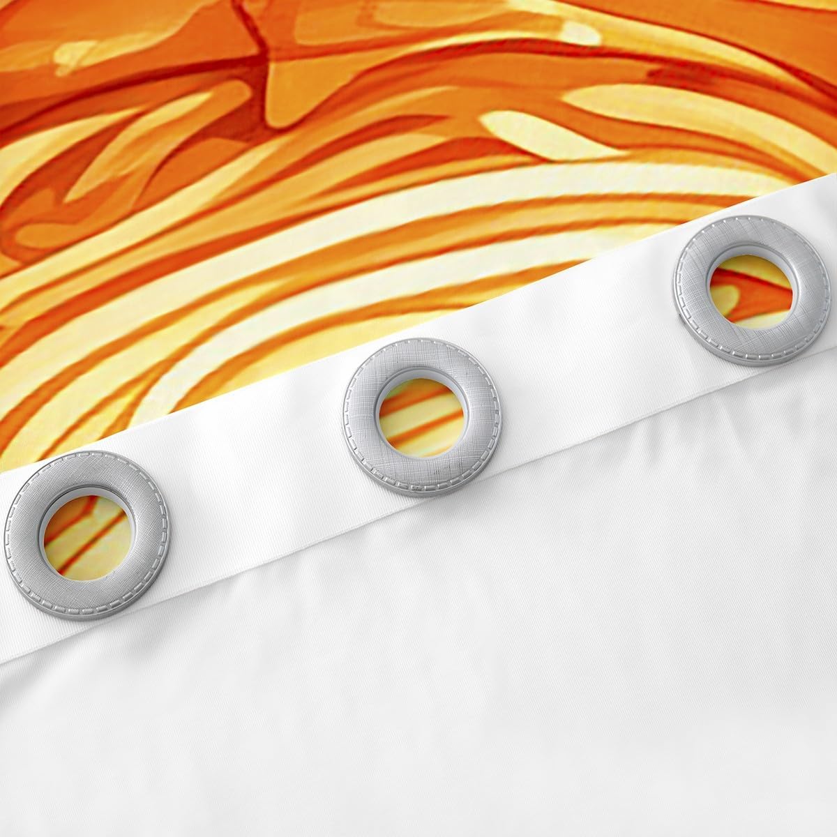 Erosebridal Ramen Noodle Curtains for Bedroom,Japanese Ramen Curtains & Drapes Funny Gifts for Kids Adults,Food Themed Curtains Anime Style Window Treatments 2 Panels 42" Wx63 L image 5