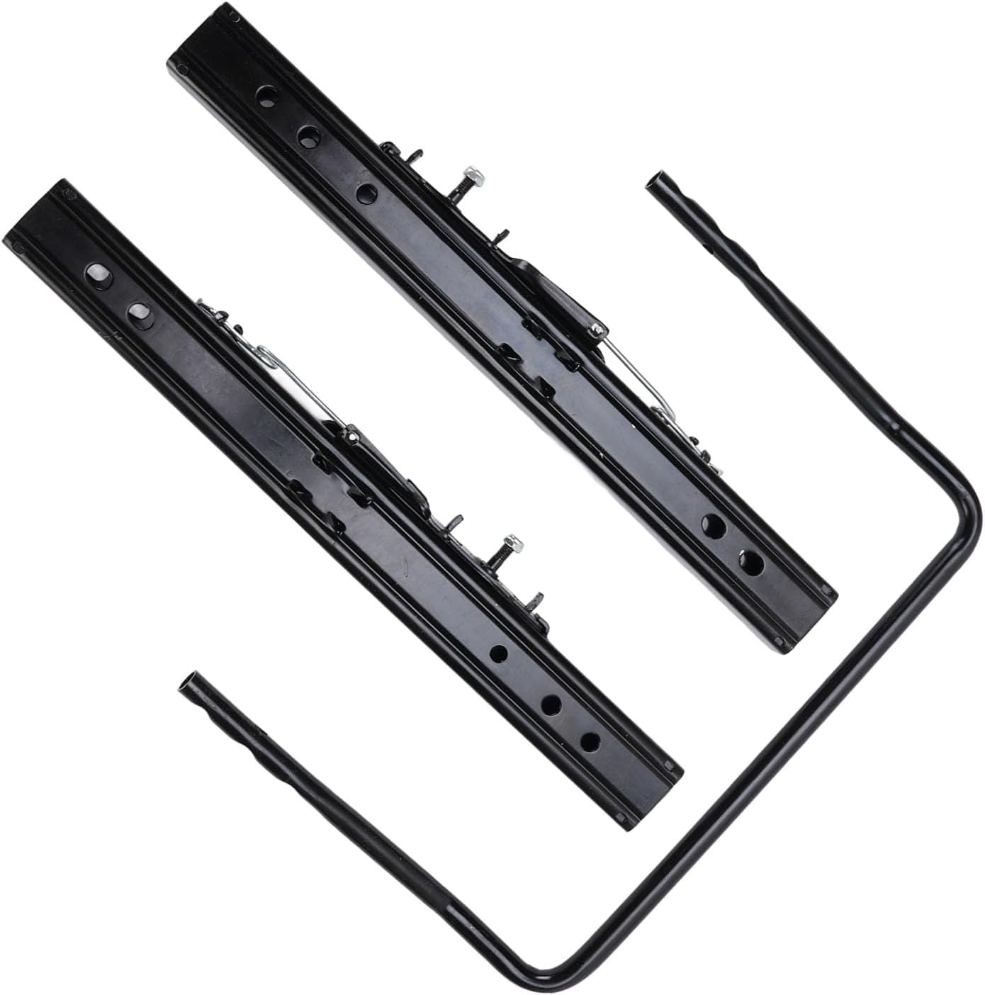 ciciglow Commercial Car Universal Fit for Seat Slider Dual Locking Heavy Duty Steel Fit for Seat Slider for Bottom and Side Mounted Seats