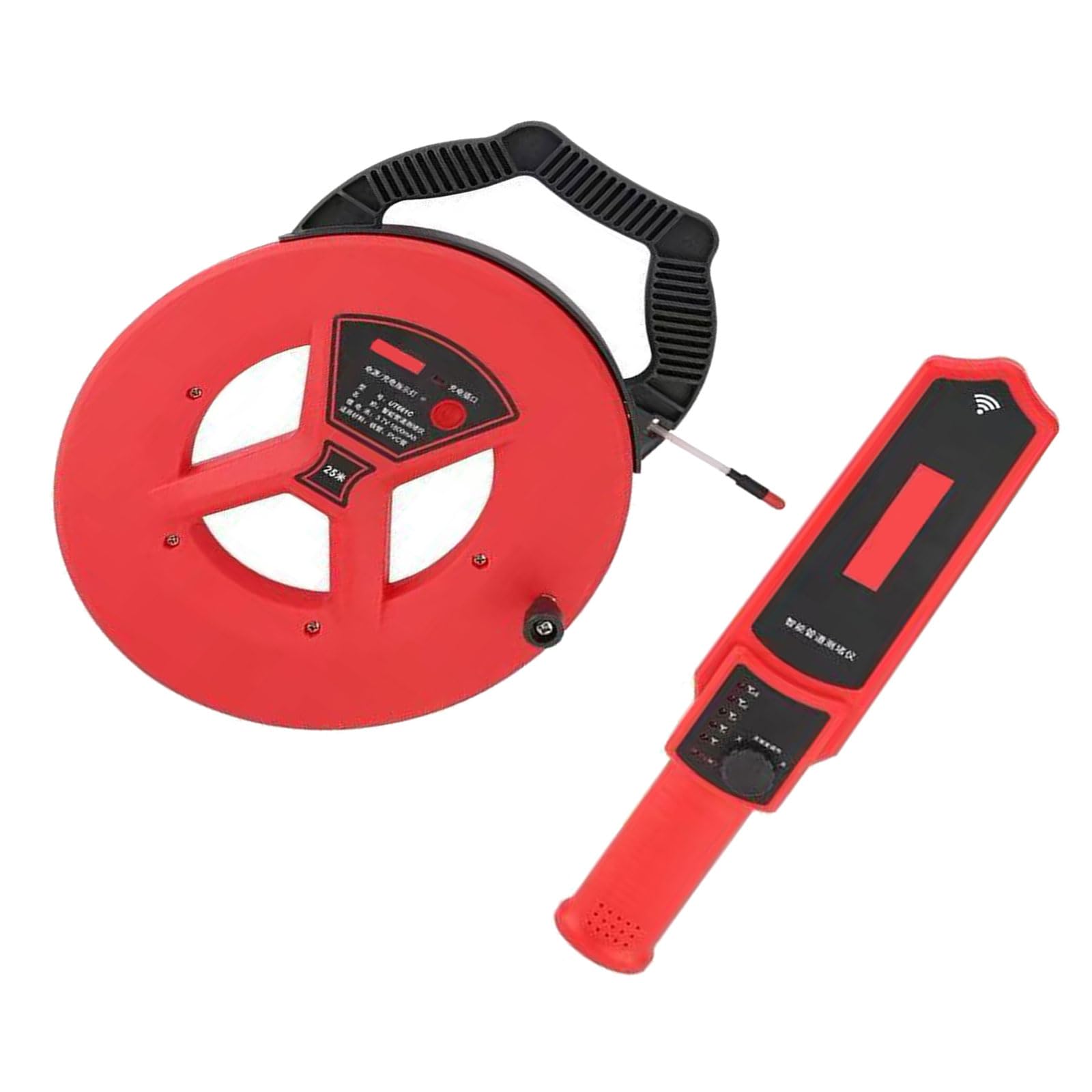 Tsophreniq C Wall Pv Iron Pipe Blockage Detector Rechargeable Pipeline Blocking Tester Pipeline Logging Locating Instrument High Accuracy