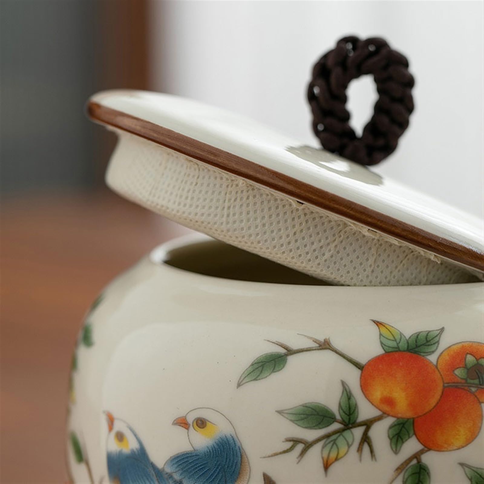 Pojemniki do przechowywania herbaty wysokiej jakości ręcznie malowane ceramiczne puszki na herbatę kuchenne szczelne słoiki do przechowywania ozdoby domowe pojemniki na herbatę