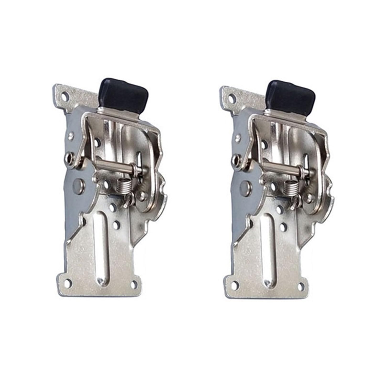 2PCS 0-90-180 Degree Self-Locking Folding Hinge, Silver Folding, Furniture Hardware Cabinet Hinge