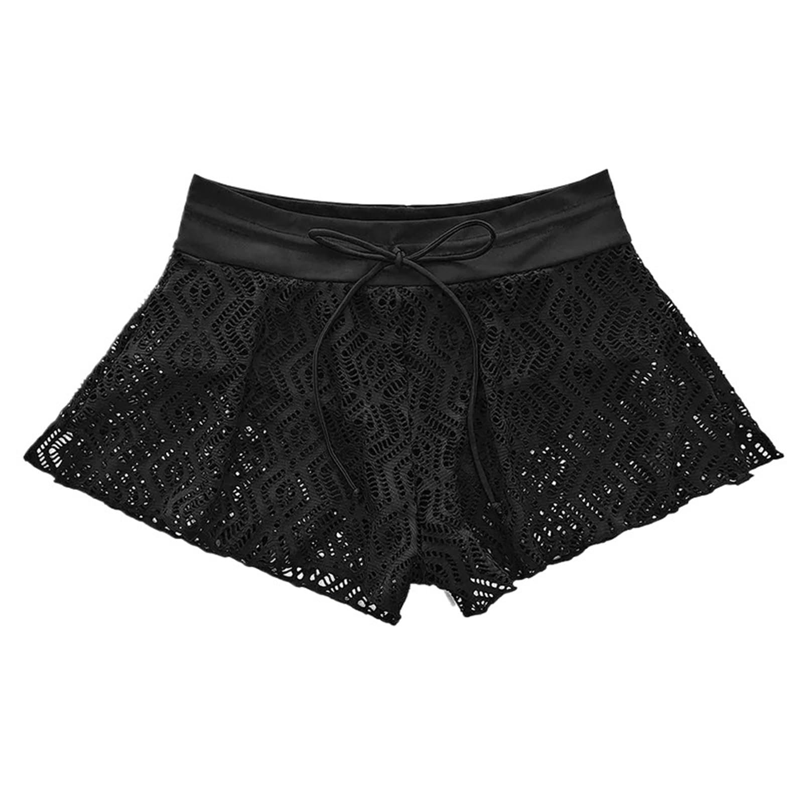 Slip Bikini da Donna, Sexy, in Rete, for la Spiaggia, con Pantaloncini Bagno Traforati per Spiaggia e Piscina