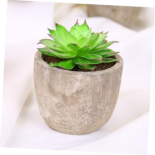 Miniatura 3 de STOBOK 3pcs Artificial Succulent Succulants Decor for Home Artificial Potted Succulent Plants Suculentas Pot Feaux Succulents Potted Bonsai Potted