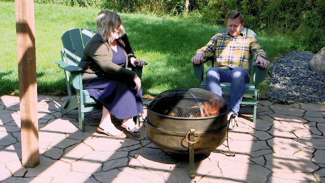 Amazon.com : Sunnydaze 34-Inch Large Fire Pit for Outside - Wood