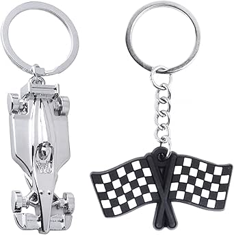 Fußball Anhänger Set - Silberner Ball & Grünes Feld Schlüsselanhänger