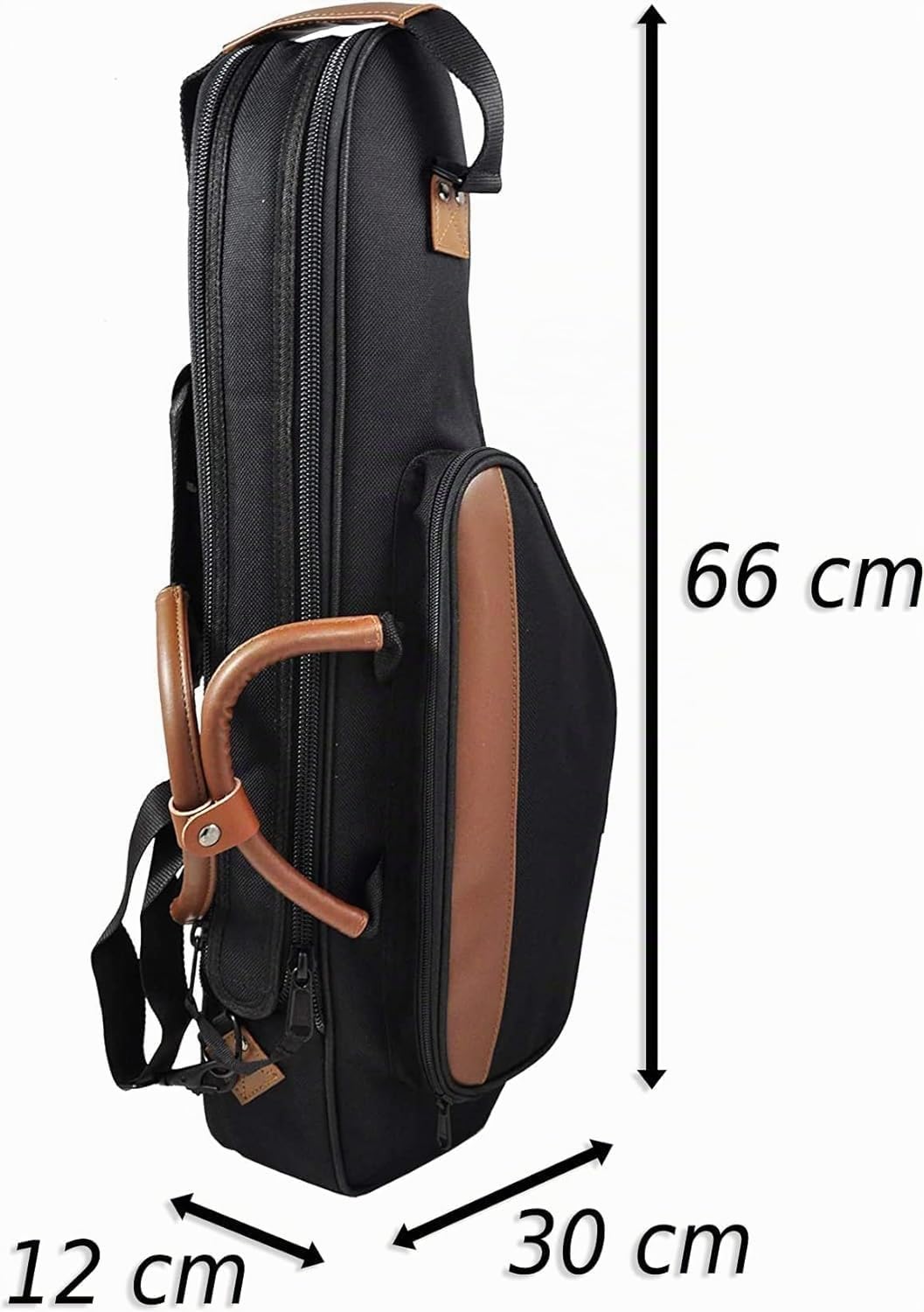Gigbag pour Saxophone Alto - Robuste et bien Rembourré - Housse avec Fonction Sac à Dos