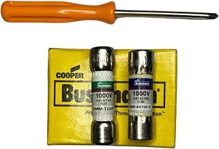 Fusível Dmm-44/100r + DMM 11AR - Novo - Marca Bussmann - Original para Multímetros Fluke + Mini Chave Philips - (Kit Eletronic Brasil com uma unidade de cada)…