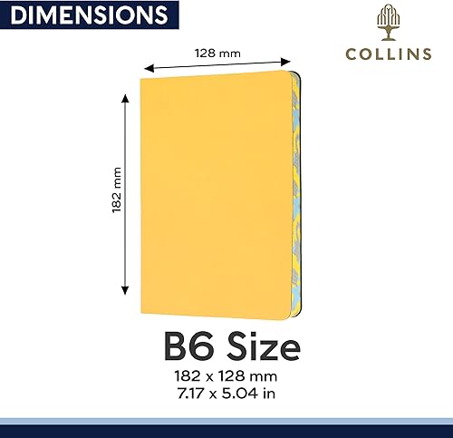 Miniatura 2 de Collins Edge Camo B6 - Cuaderno rayado, color amarillo