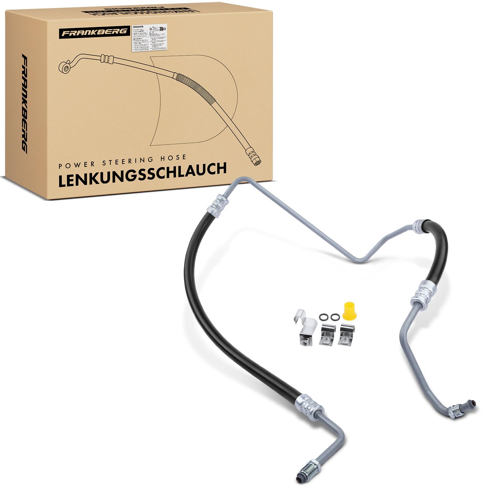 Frankberg Tuyau de direction assistée 58424 | Compatible avec: Master II Bus JD, Plateau Master II/châssis ED/HD/UD, Master II Box FD