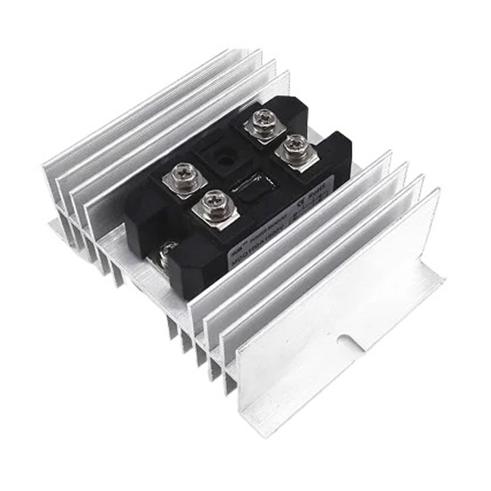 Redresseur à diode monophasé MDQ 200A base en cuivre et radiateur
