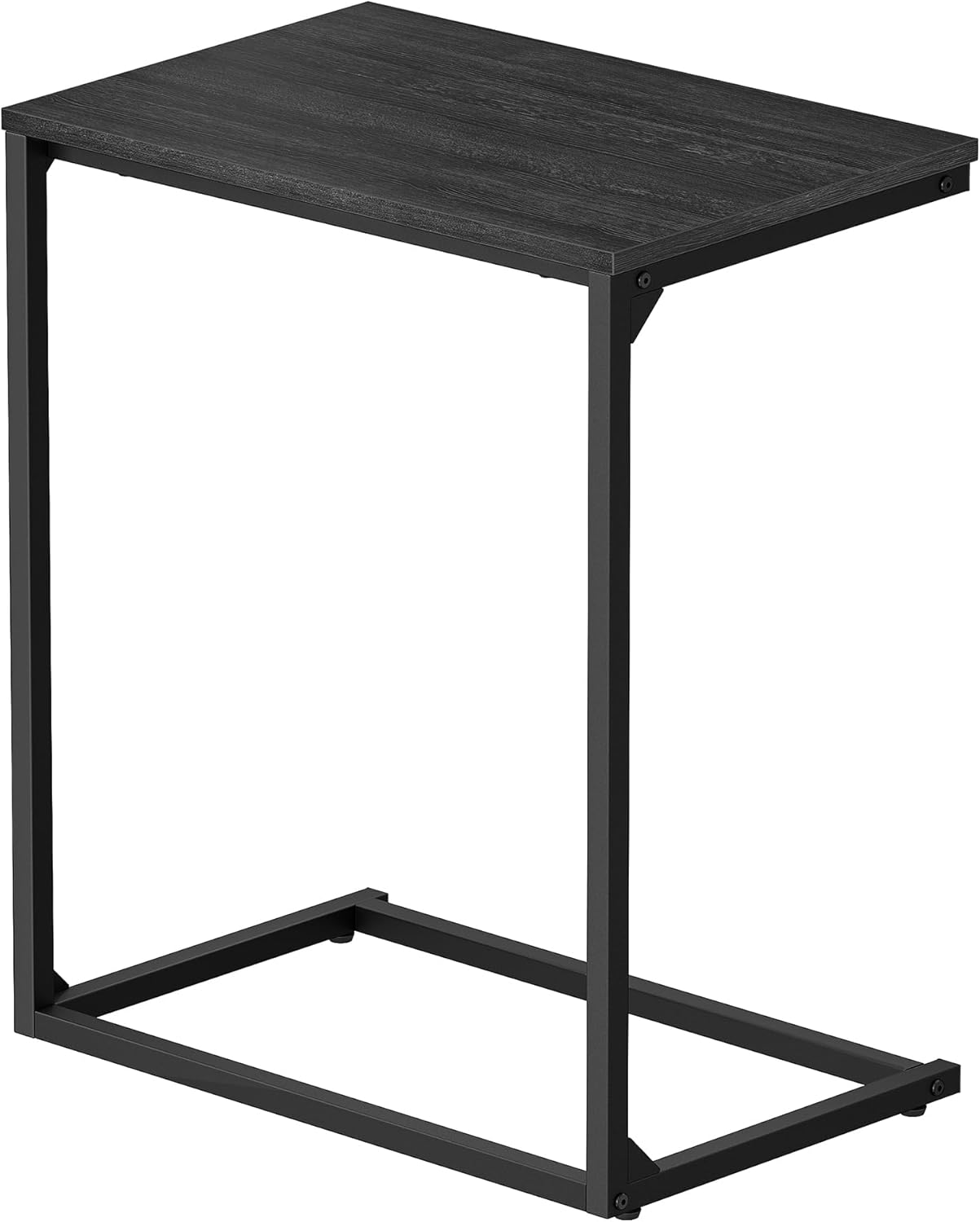 VASAGLE C Shape End Table, Small Coffee Table For Couch Or Sofa, Industrial Side