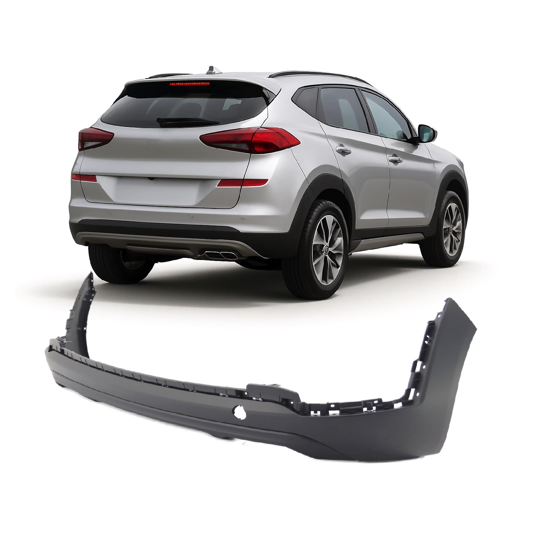 FitParts Compatible with Hyundai Tucson 2019–2020 Rear Lower Bumper Cover