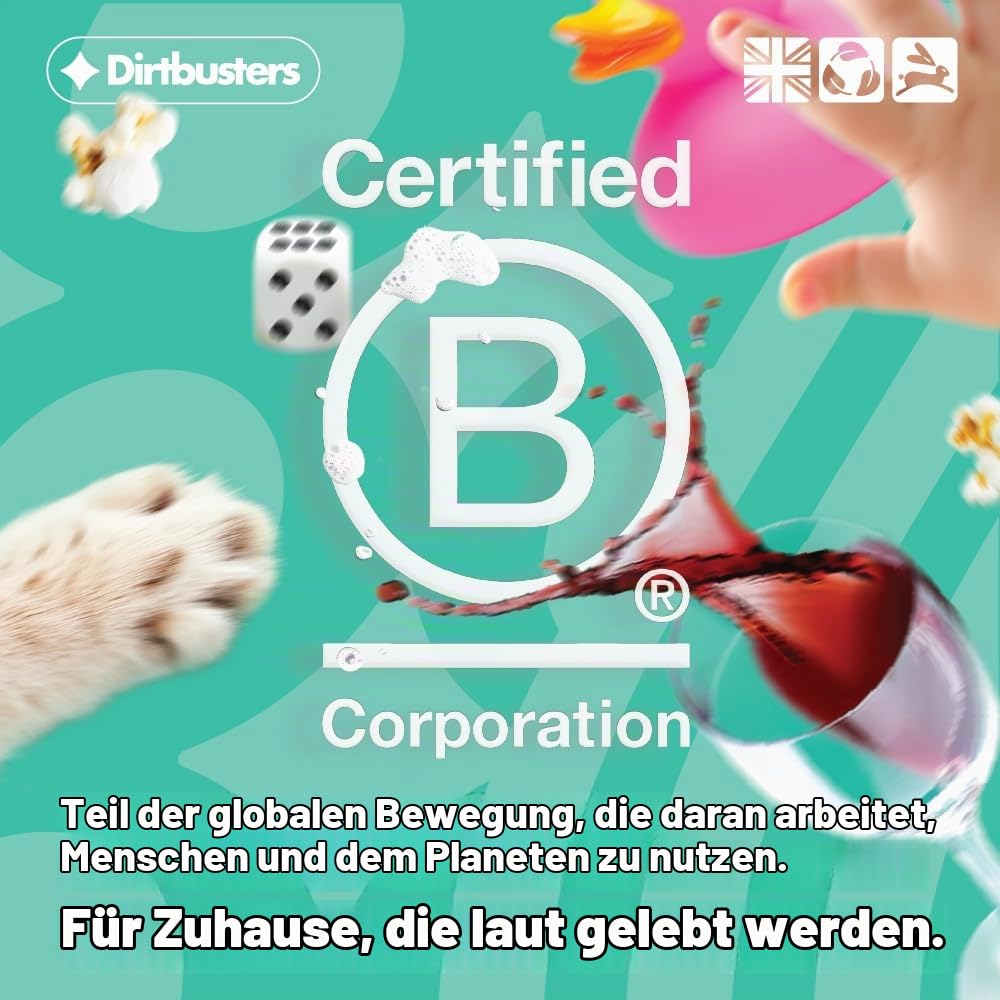 Dirtbusters Snow Foam Shampoo Autopflegereiniger, 5 Liter | Reinigungsschaum, Professionell, Mit Hochglanzwachs, Süßkirschduft, Für professionelle Autowäsche