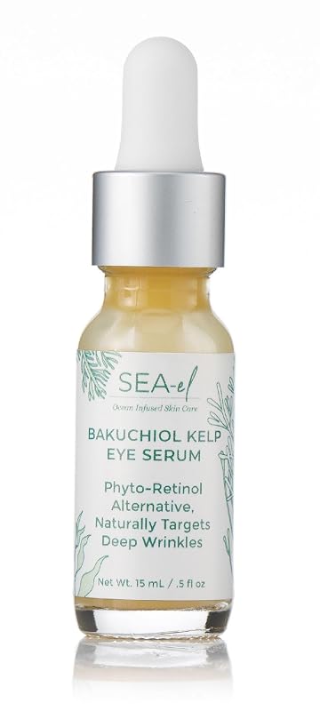 Sea-El Sérum para a Região dos Olhos com Bakuchiol e Algas Marinhas, Vegano, 15 mL