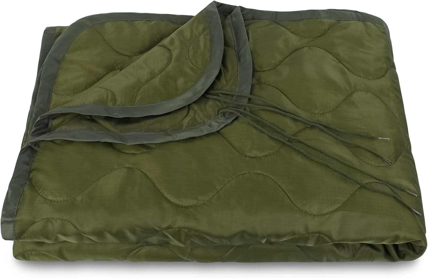 Military Woobie Waterproof Camping Blanket Lightweight Poncho Liner Thermal Insulated Sleeping Gear Comes with Compression Carry Bag for Travel, Outdoor, Survival