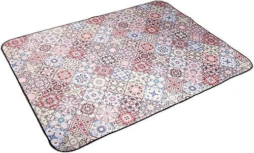 MHbdfsxz Picnic Garden Blanket Sandproof Beach Blanket Portable Waterproof Picnic Mat Suitable For Camping And Hiking Barbecue Dining(B,59.1inx78.8)