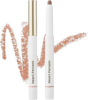 Heart Percent Dote On Mood Lip Liner Pencil, Long-Lasting Creamy Lip Crayon Smooth Lipliner Retractable Lipstick Overlip Line Color 0.8g, #20. Salmon Beige