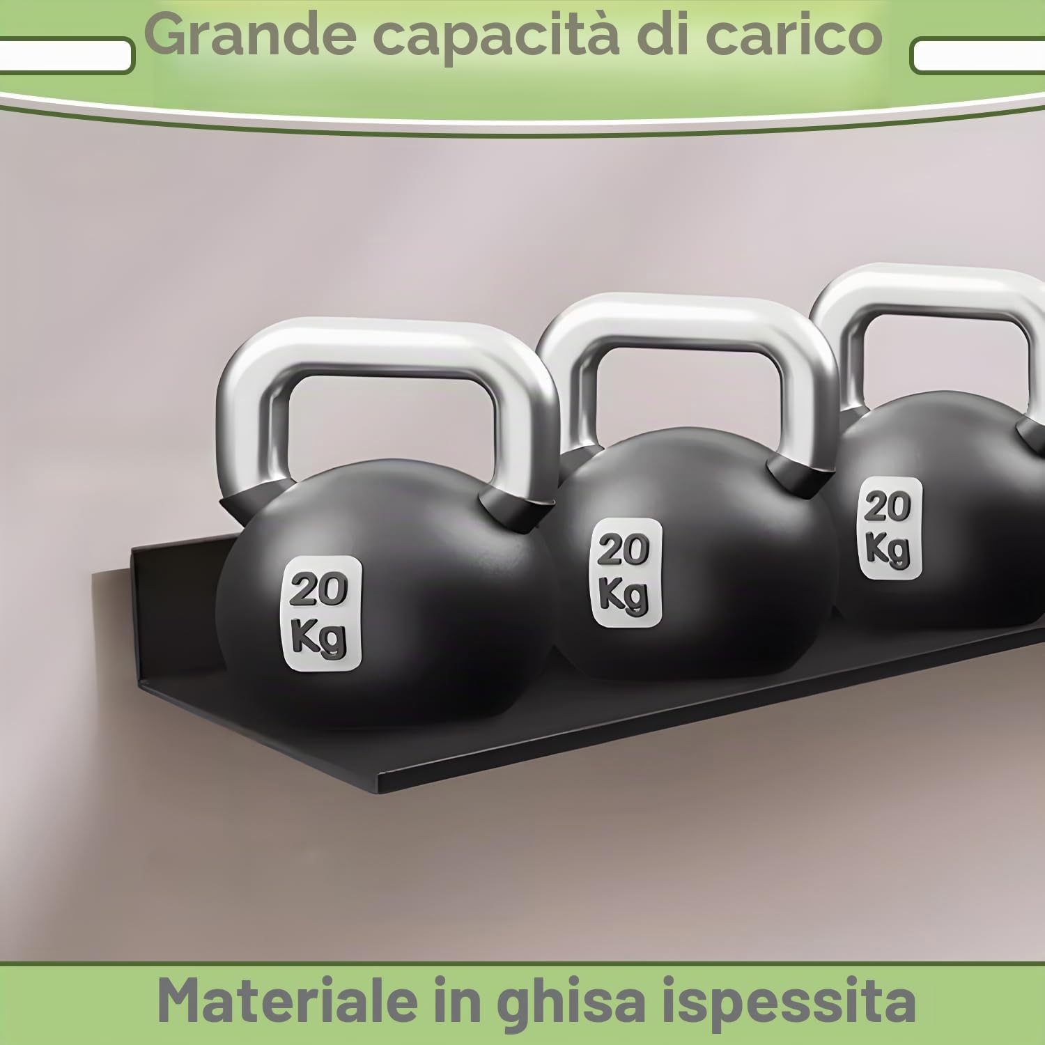 Regali a parete sospesi in metallo simdennr con luci LED, scaffale espositivo a sospensione per soggiorno, cucina, bagno, scaffale espositivo con luci LED integrate, nero, 60 cm