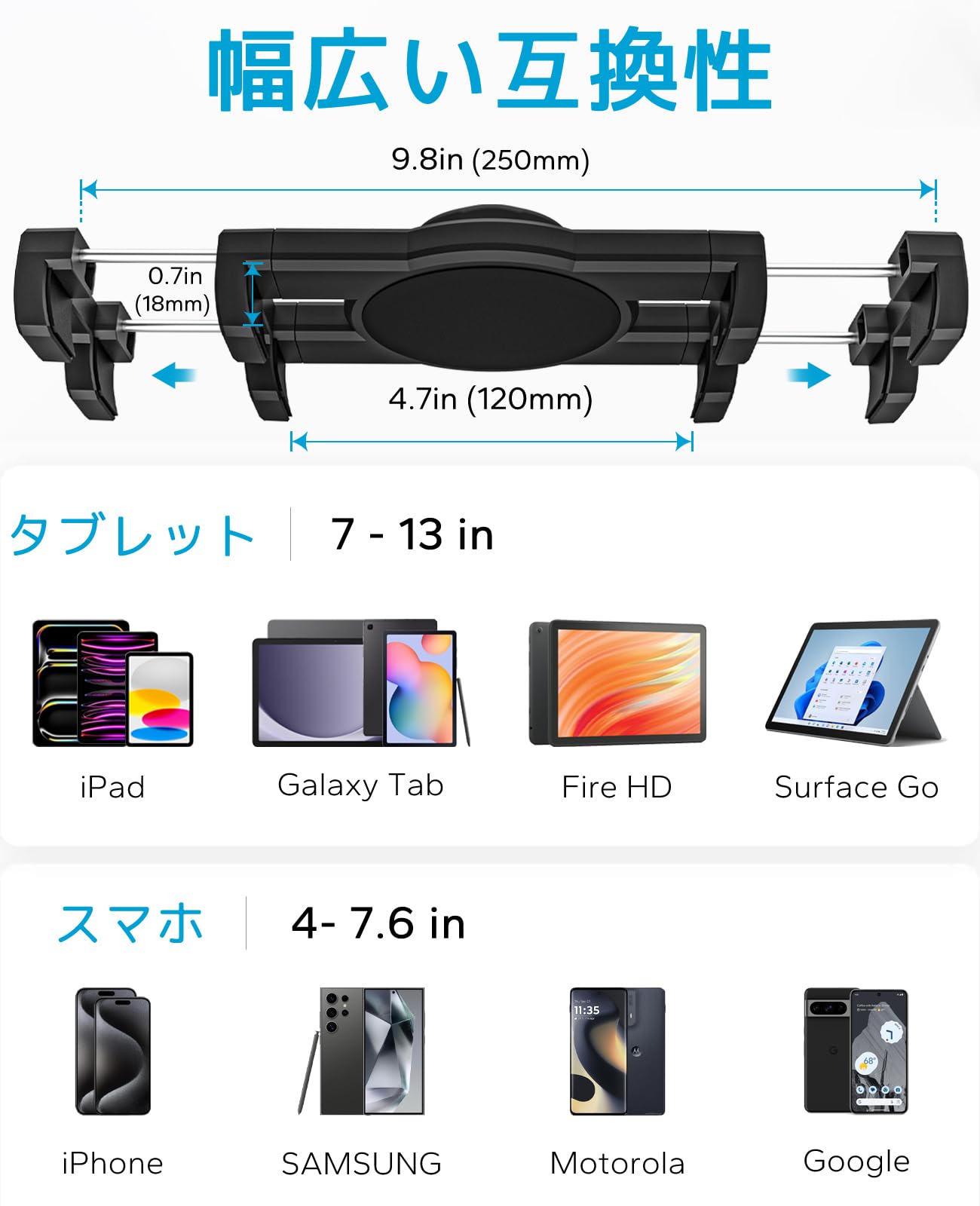 Amazon.co.jp: woleyi 車載ホルダー トラック シートレール用