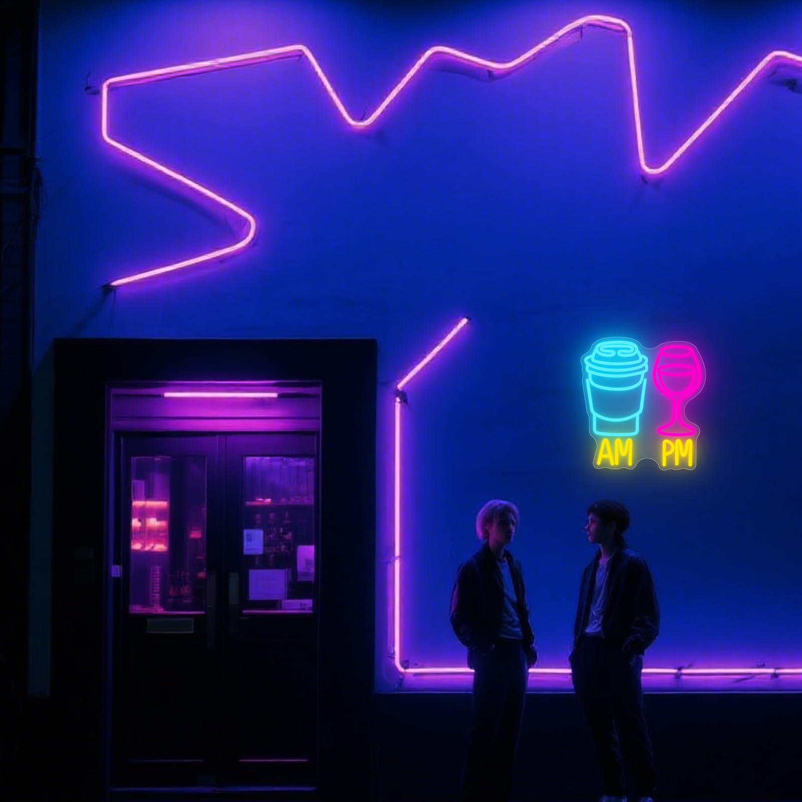 YSUIEC AM PM Neon Sign - Image 2