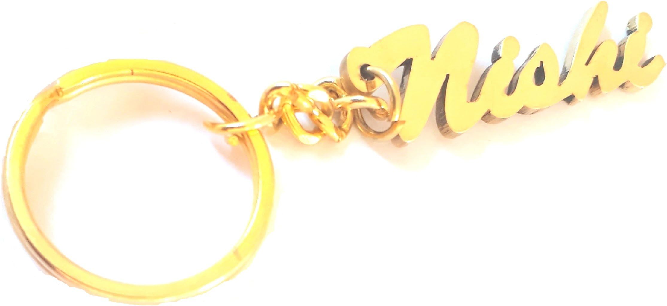 Smart Galleria Golden Customized Own Name Key Case