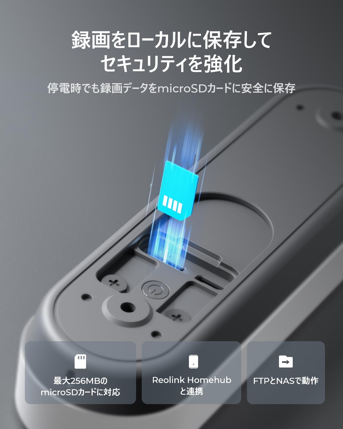 Amazon.co.jp: Reolink ビデオドアベル 2K WiFi スマホ連動 ビデオ通話 