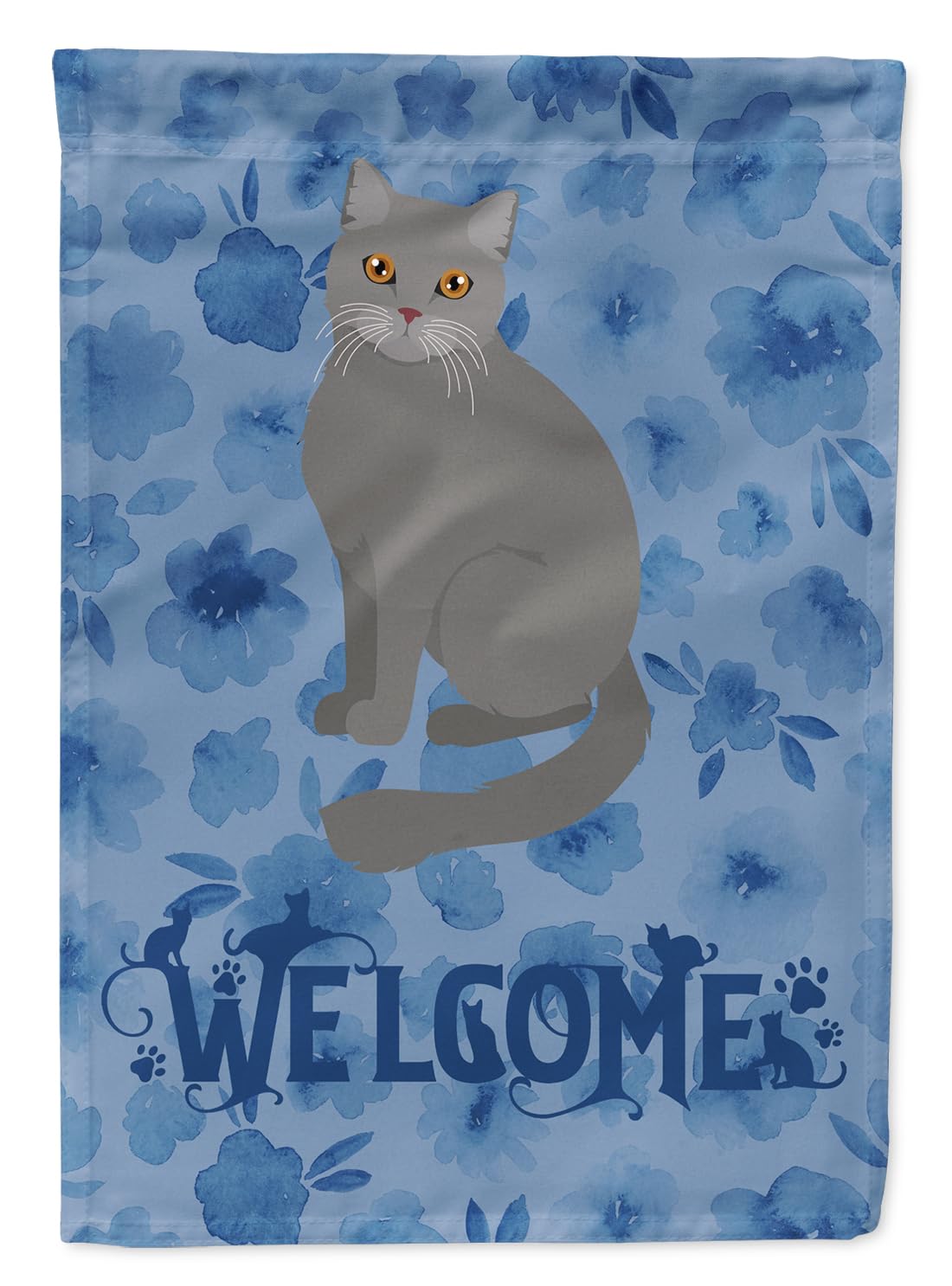 Drapeau chat britannique Caroline's Treasures CK5016GF pour entrée triste