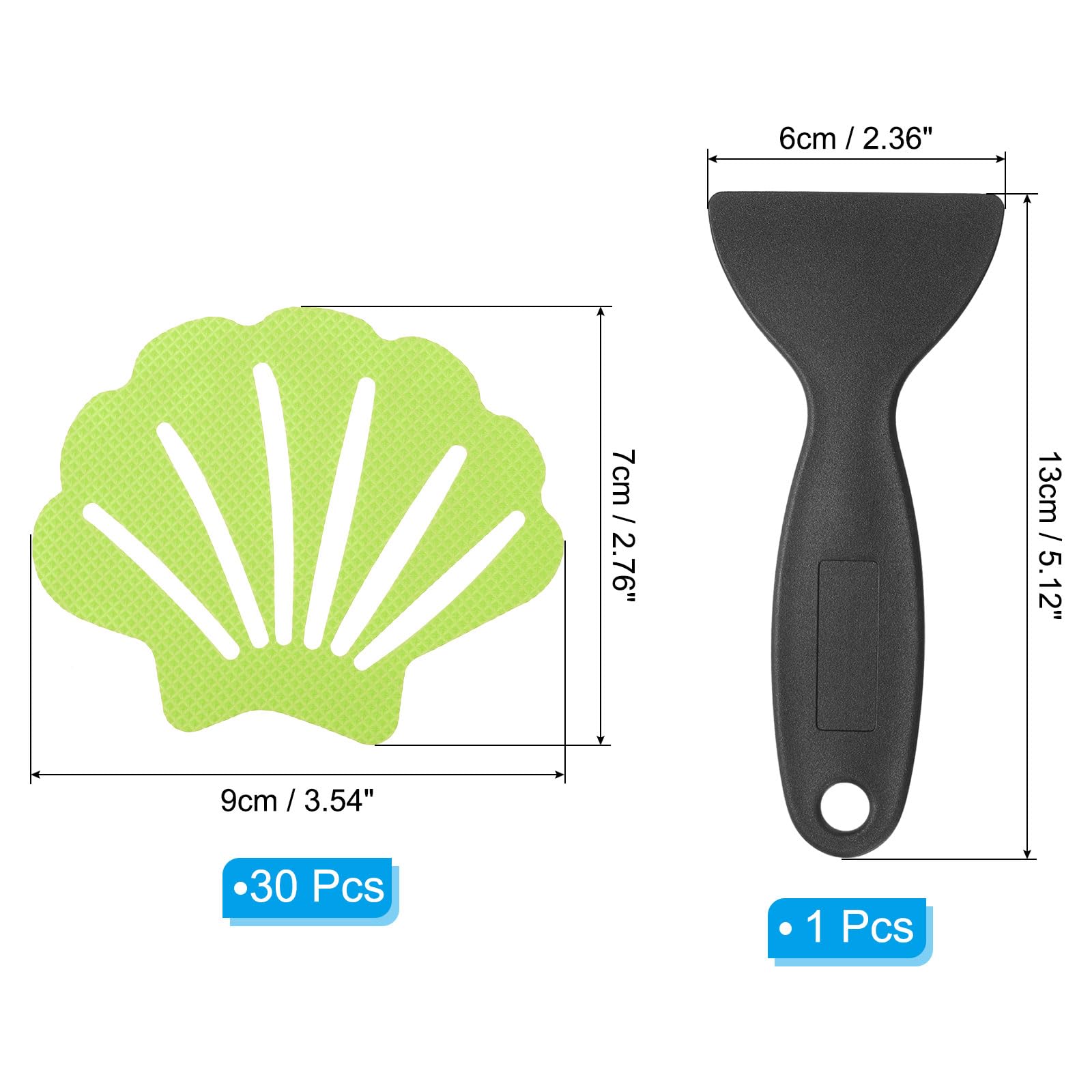 PATIKIL 30 Pcs Non Slip Bathtub Stickers - Image 2