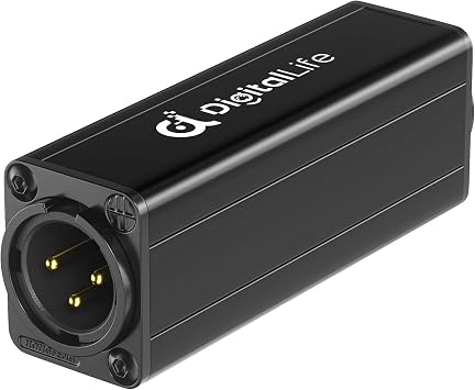 HumBlock XLR, Single-Channel XLR Audio Ground Loop Noise Isolator