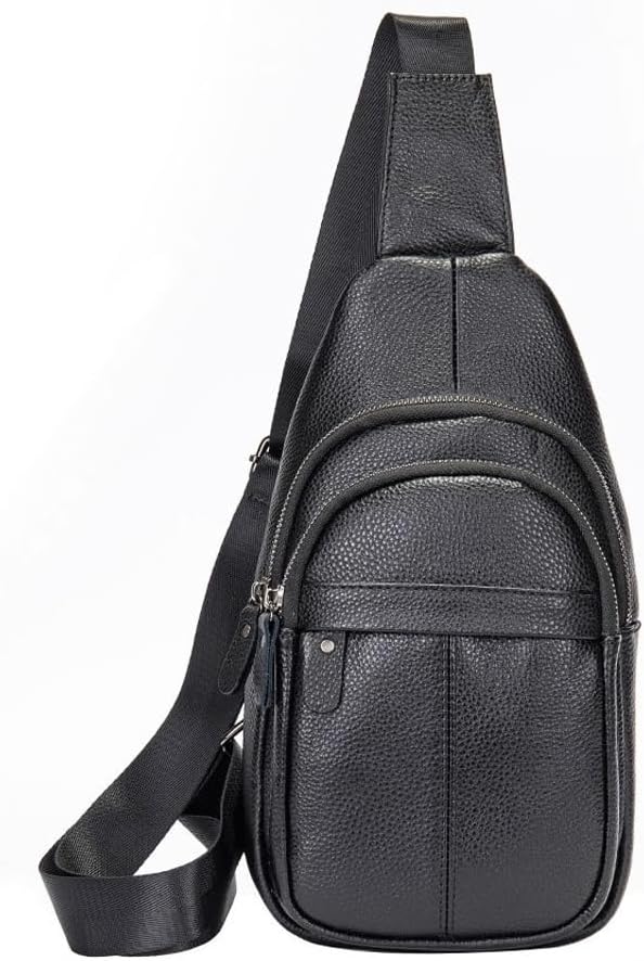 Crossbody Bag Shoulder Retro Men's Multi-function Portable Chest