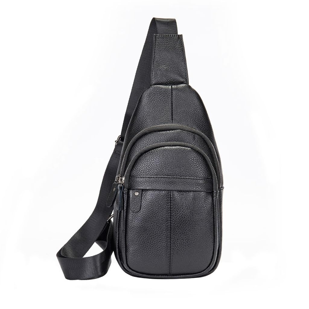 Sac à bandoulière rétro et sac de poitrine portable multifonction