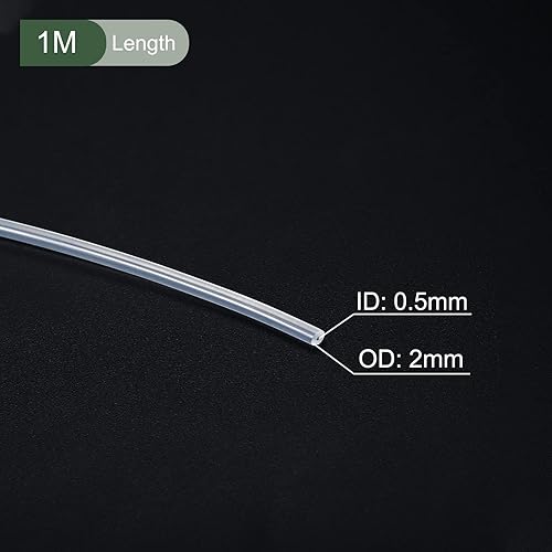 Miniatura 82 de YOKIVE Tubo de silicona, transferencia de agua, ideal para bomba (negro, 0.315 x 0.394 in IDxOD, 3.3 ft) Beige,Negro,Azul / Patchwork,Claro,forro