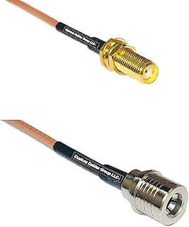 6 feet RG316 SMA Female Long to QMA Male RF Pigtail Coaxial Cable