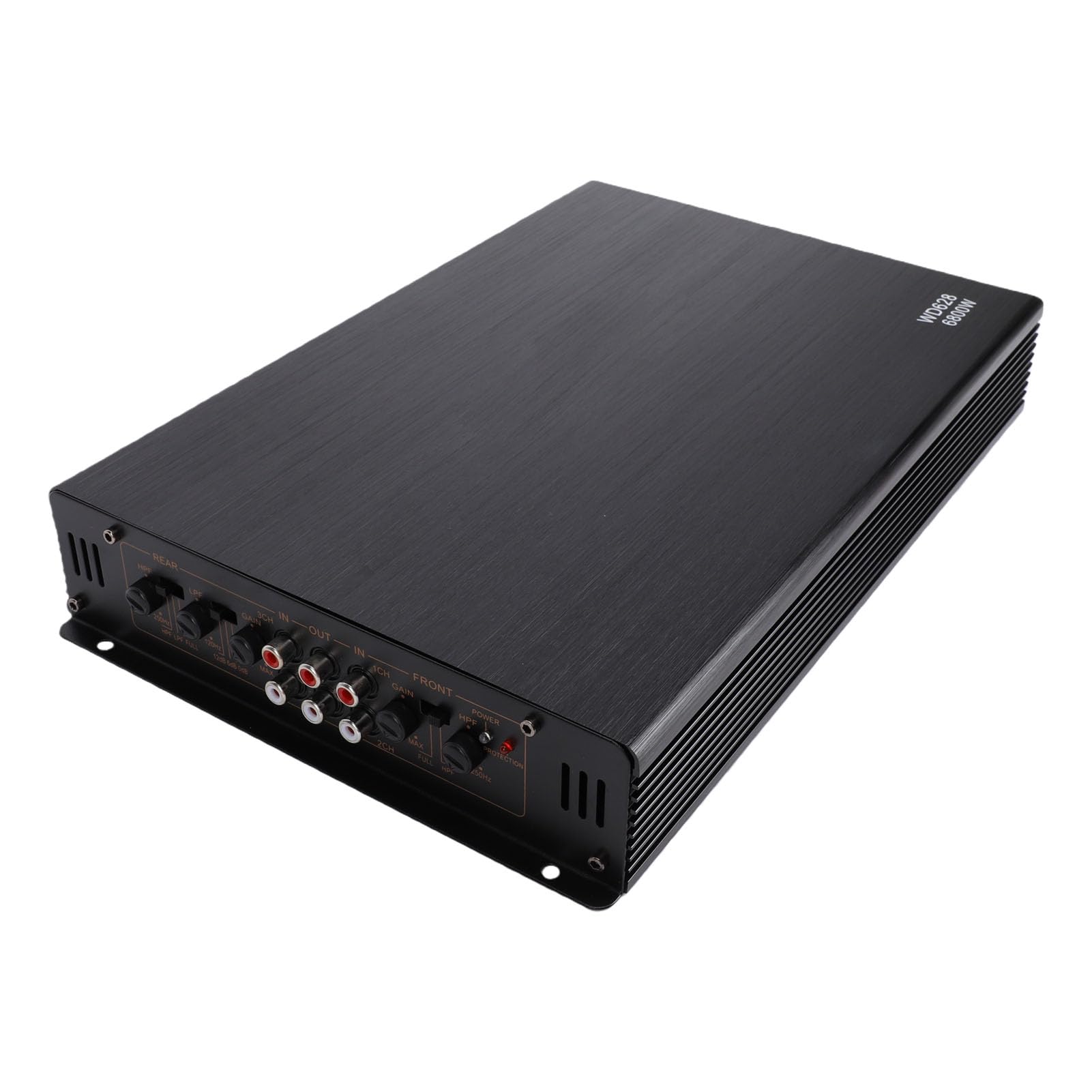 Amplificador de Potencia para Coche de 4 Canales, Amplificador de Audio para Automóvil, 6800 W Pico 80 W RMS X 4 a 2 Ohmios, for Sistemas de Altavoces para Coche