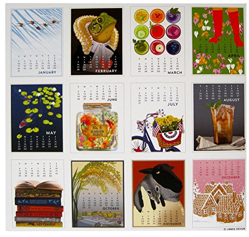 Linnea Design 2016 Poster Calendar Art By Johanna Riley #TOP1