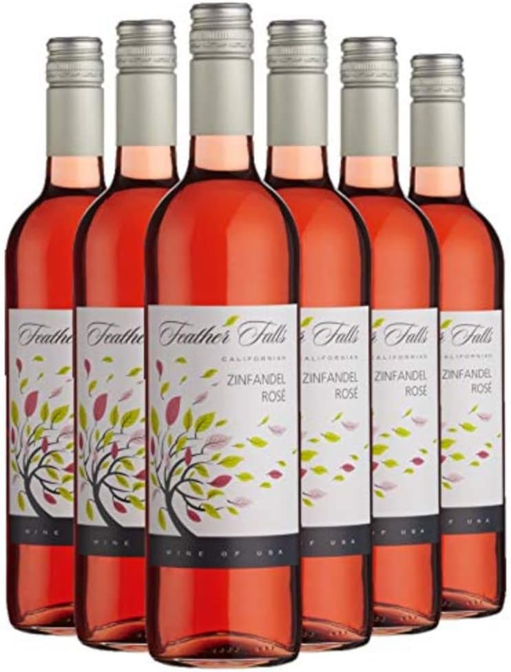 Feather Falls Zinfandel Rose Wine, 75 cl, Case of 6 Amazon.co.uk Grocery