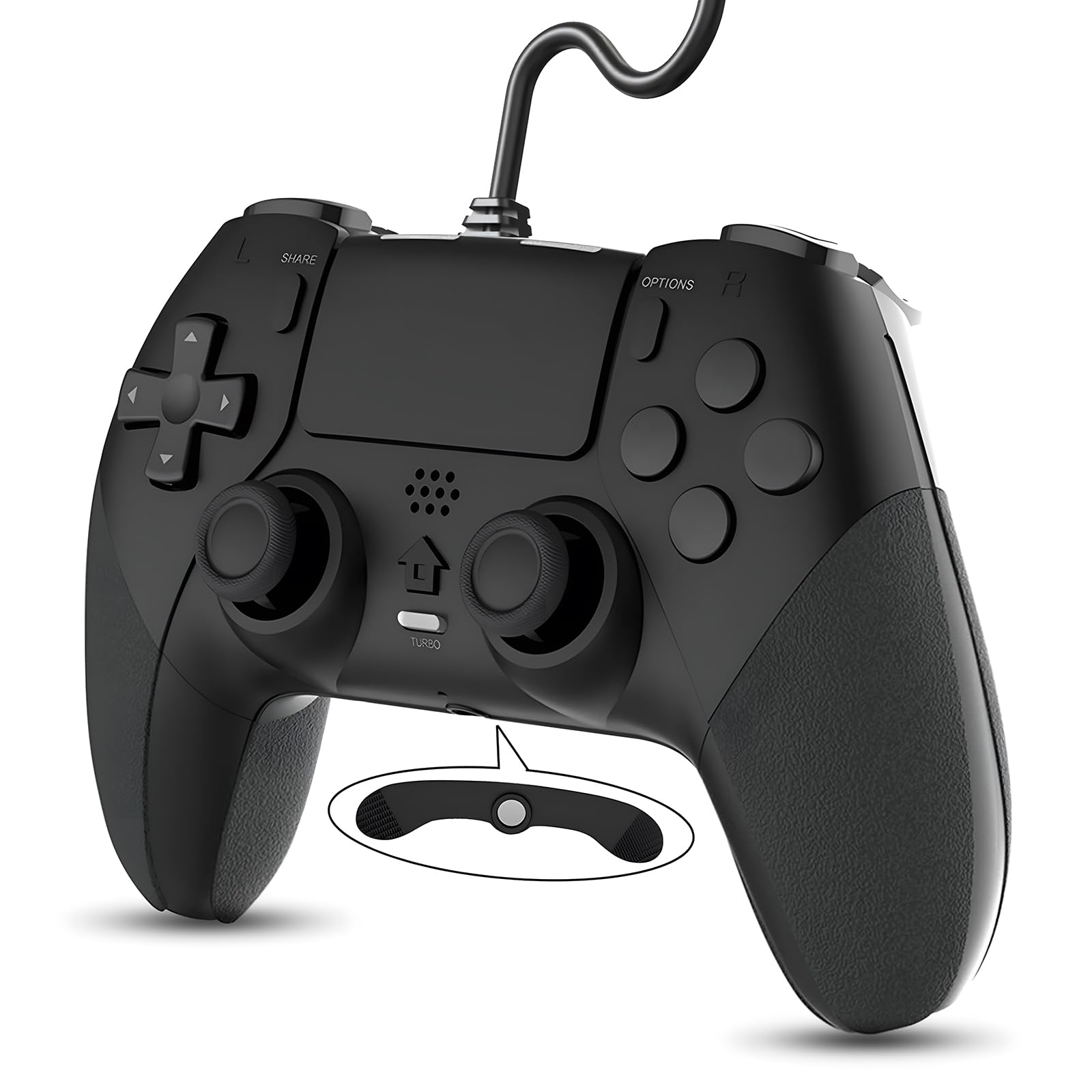 Amazon | OULEKE PS4コントローラー 有線 背面ボタン付き [2026年