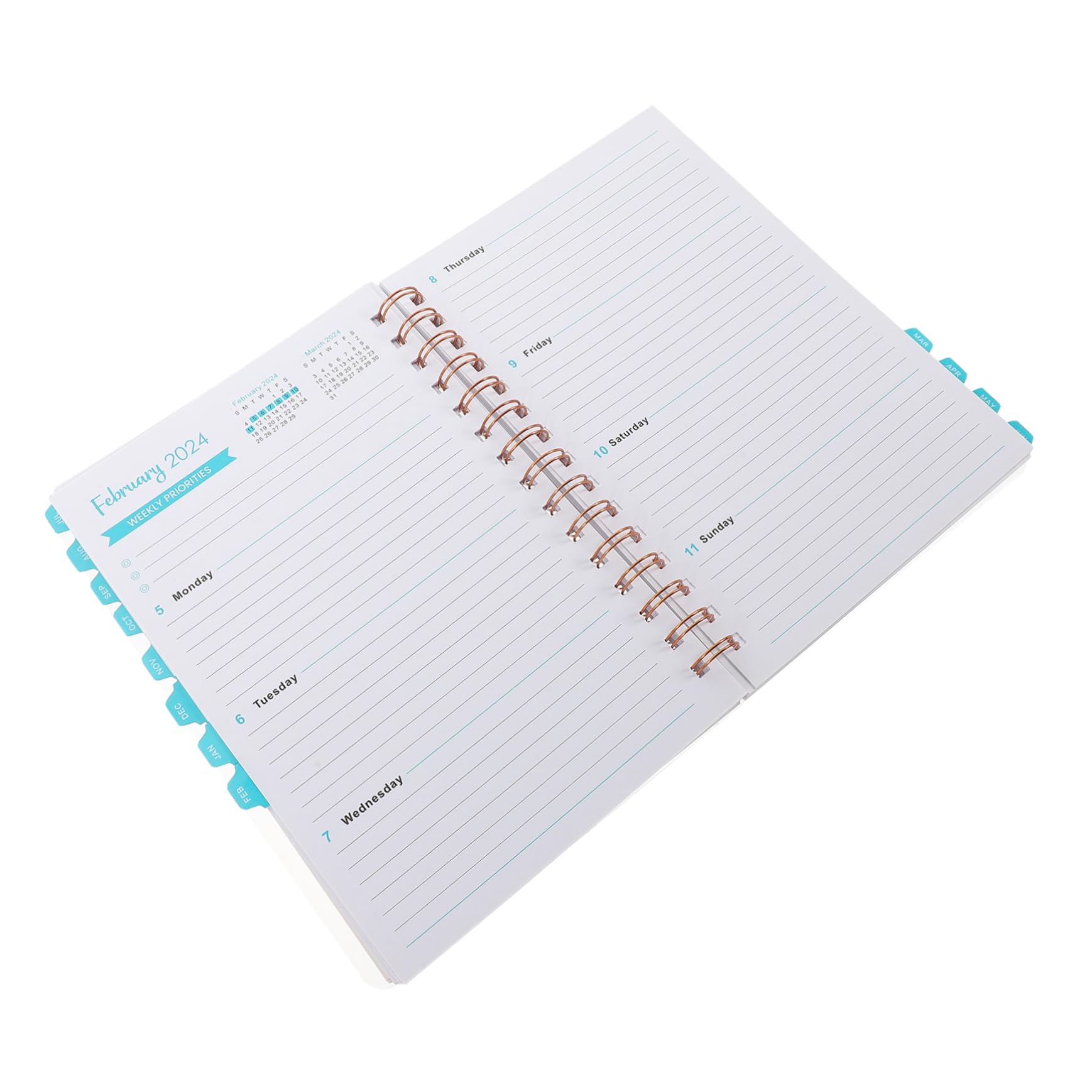 5 Pz Libro Agenda 2023 taccuini di uso quotidiano taccuino dell'ufficio blocchi di appunti personal planner agenda accademica taccuino per ufficio quaderni portatili Carta Colorful DIYEAH