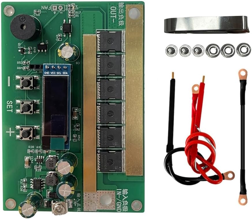12V Spot Welder Module with Welding Pen Intelligent Spot Welder Control Board Set for Lithium Battery 18650
