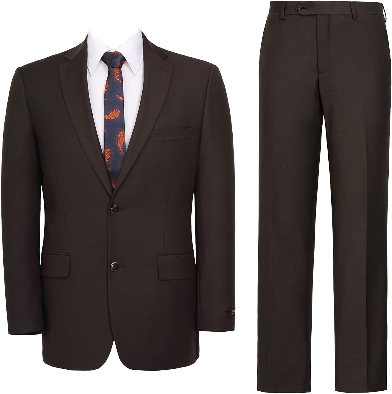 スーツ 20-40s 3Peace Suit K.AKAHANE Brown AM99 Brown Suit - Rent the Brown Archer Suit for Formal Occasions