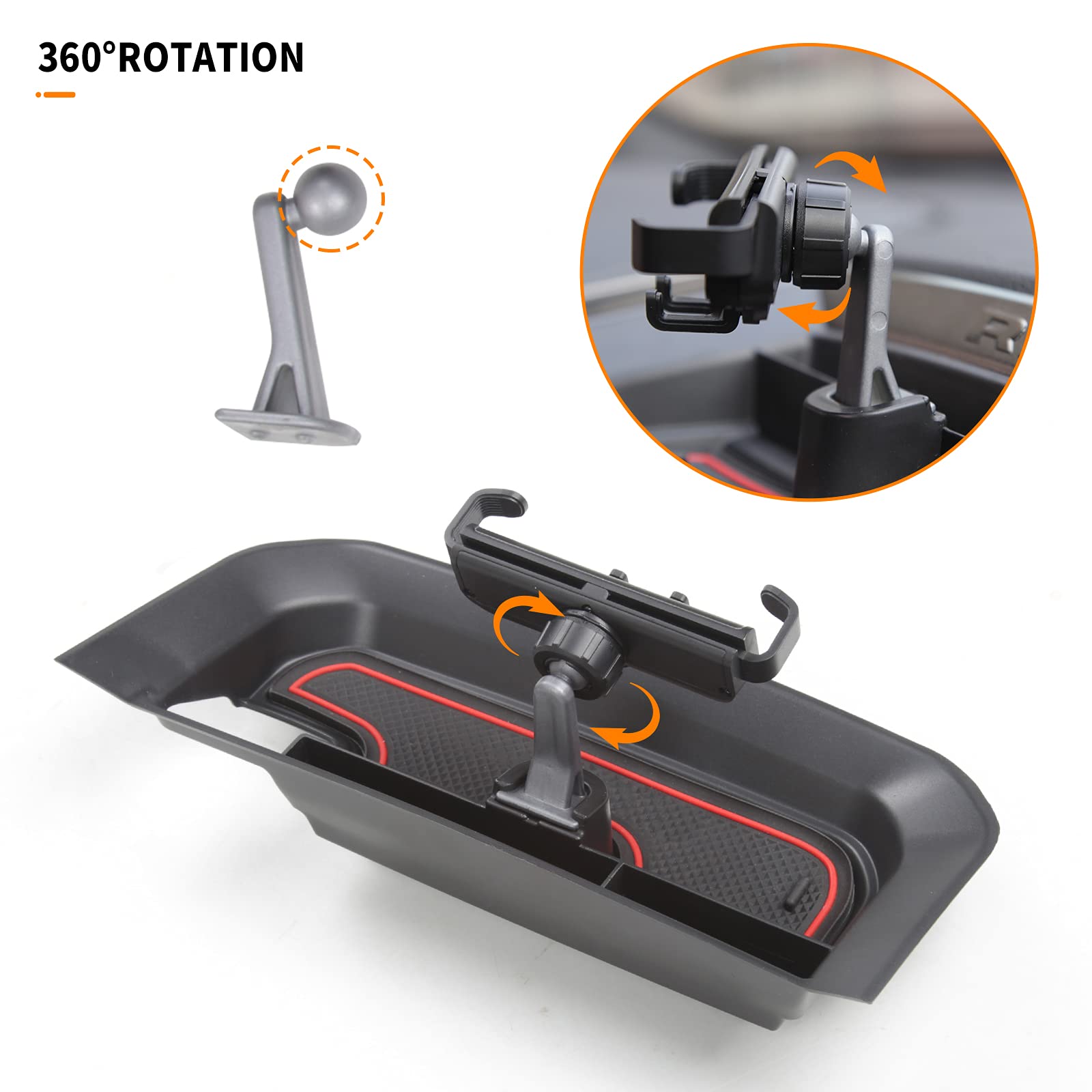 Bomely Fit 2019 2020 2021 Dodge RAM 1500 2500 3500 Dashboard Cell Phone