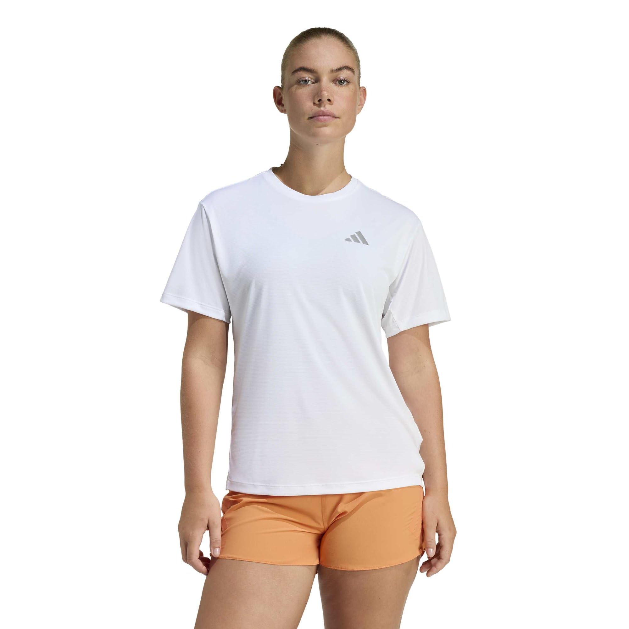 adidas Womens Running Adi365 Essentials T-Shirt, White, Size Xs, Women